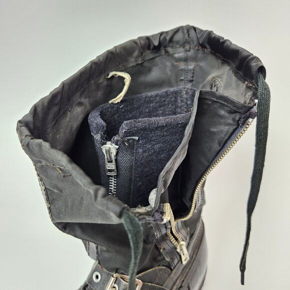 Vtg Ski Doo Boots Mens 6 Snowmobile Embroidered Snow Boots Ice Fishing Utility - Picture 14 of 16